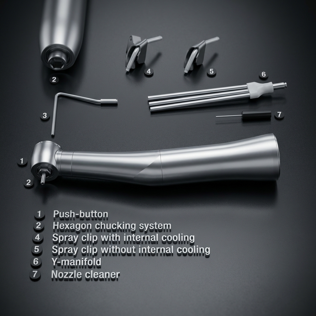 W&H Wi-75 E/Km Implantology Handpiece - WH104