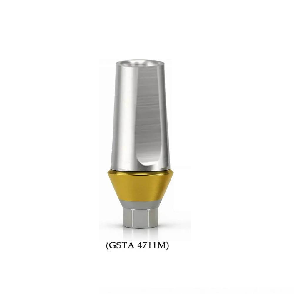 Dentaltech Korean Implant Compatible Straight Abutment Mini Hex ∅4.5mm X G/H1.0mm X 7.0mm (GSTA 4711M)