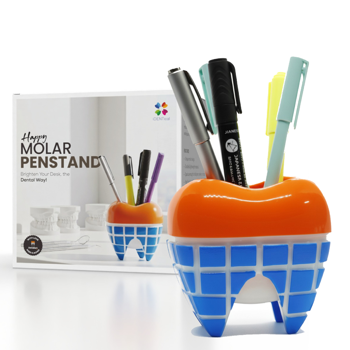IDENTical Happy Molar Pen Stand