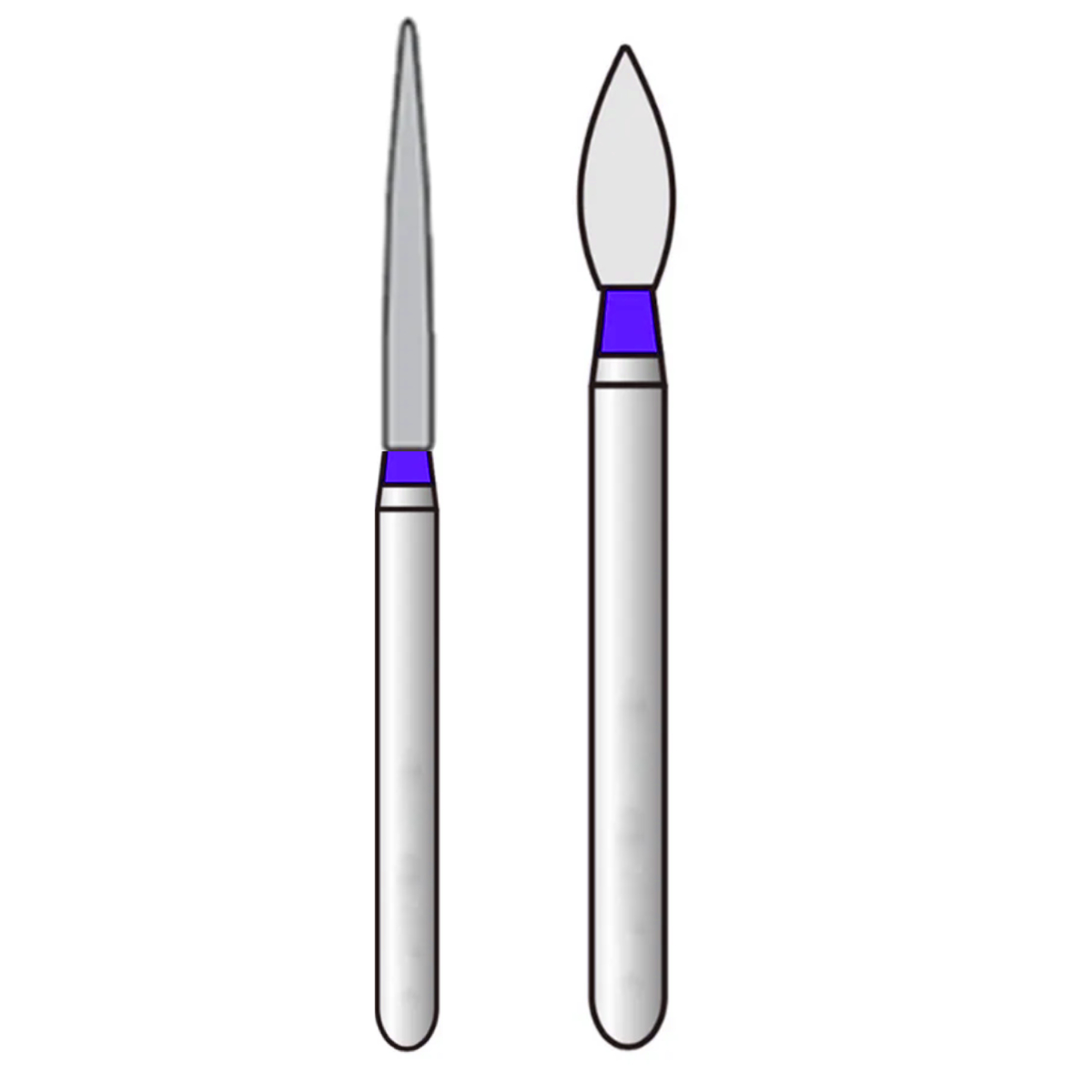 Frank Dental Flame Ogival FG Diamond Burs FO Series (Regular)