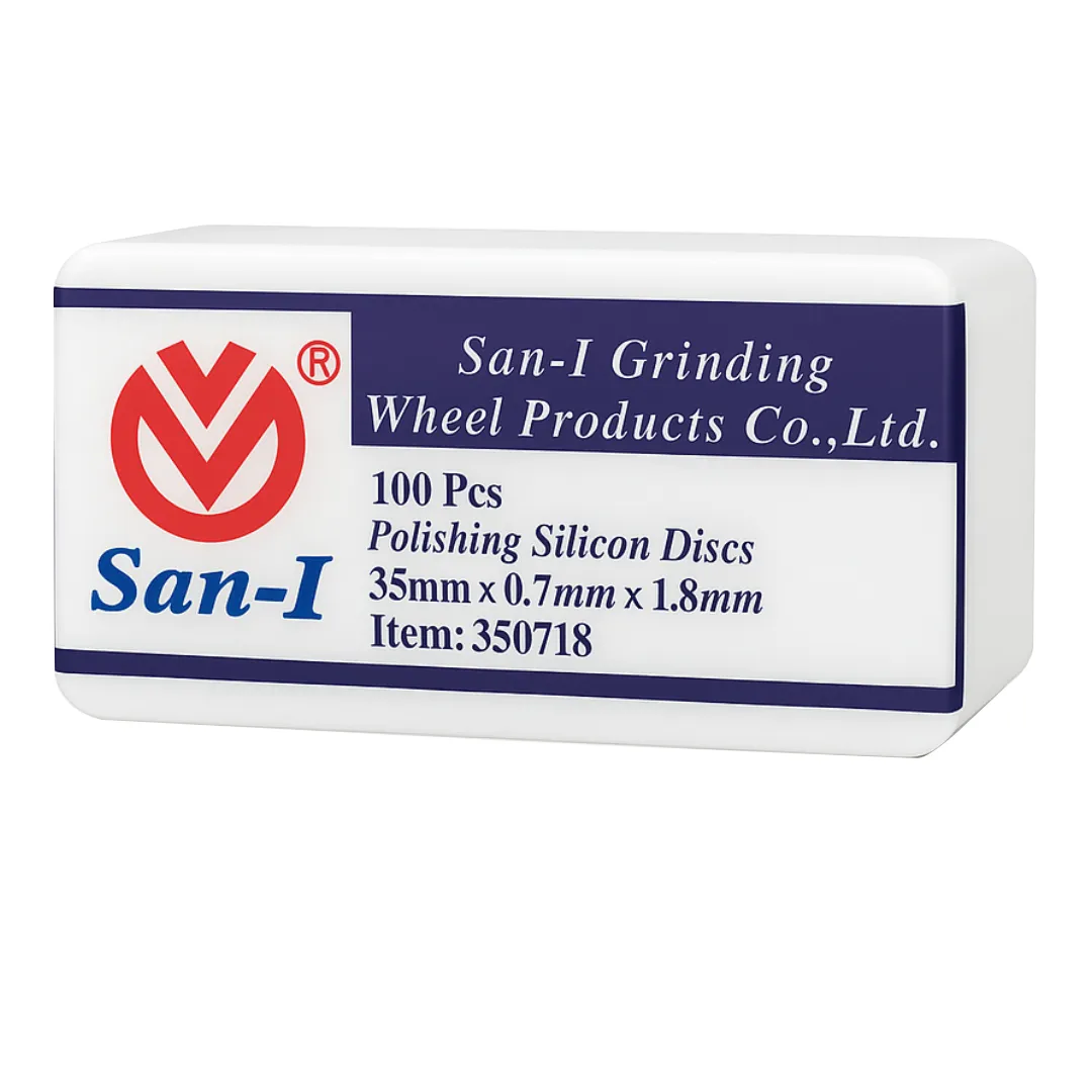 San-I Aluminium Oxide Grinding & Separation Discs for Metal Ø35 x 0.70 x 1.8mm (100pcs)