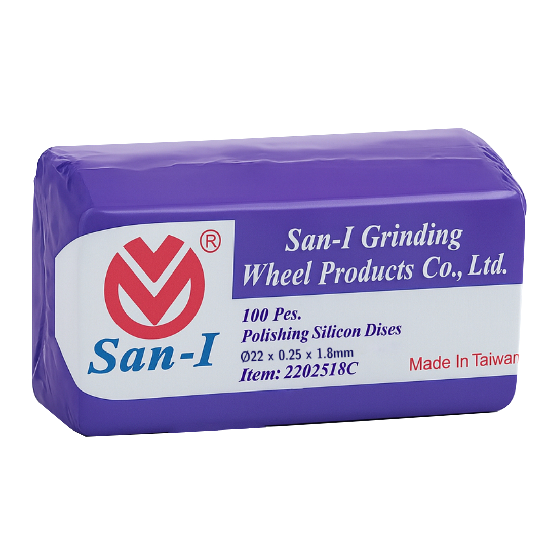 San-I Silicon Carbide Margin Adjustment & Seperation Discs for Ceramics Ø22 x 0.25 x 1.8mm (100pcs)        