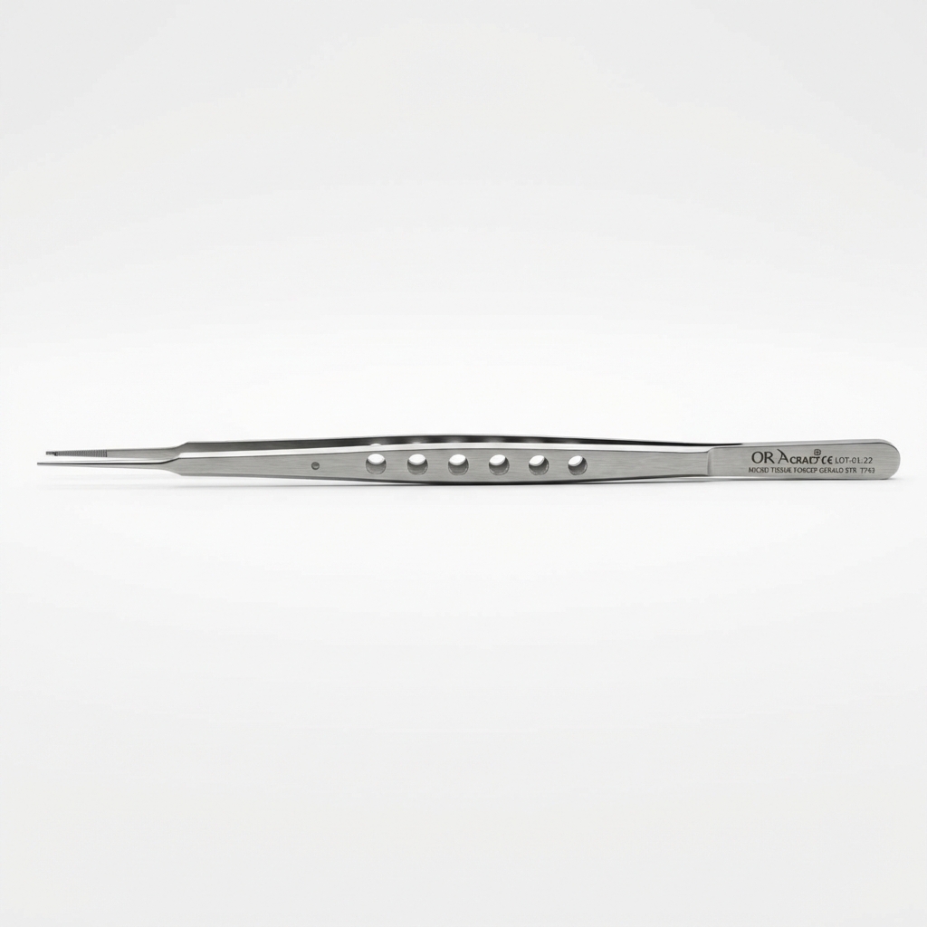 Oracraft Micro Tissue Forceps Gerald - Straight (TPG3)