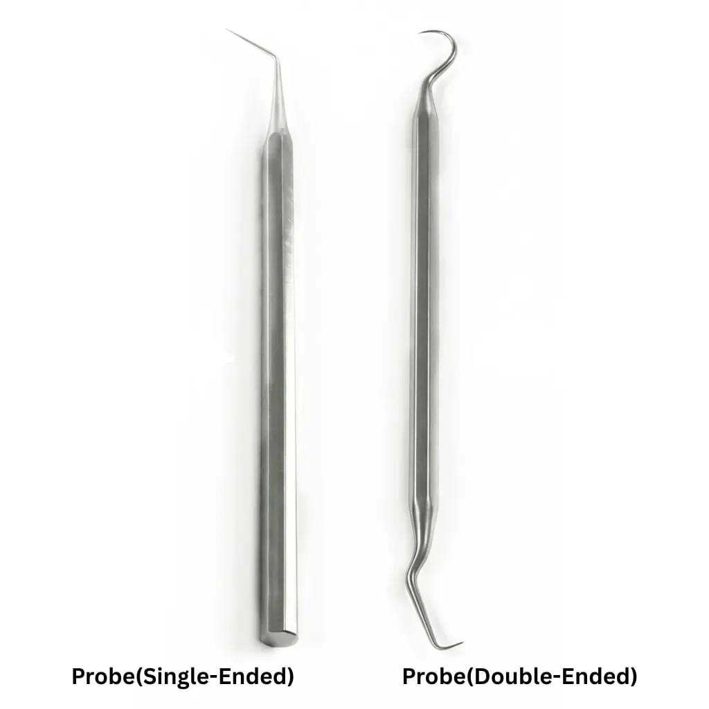 GI Probe + Mouth Mirror + Tweezer