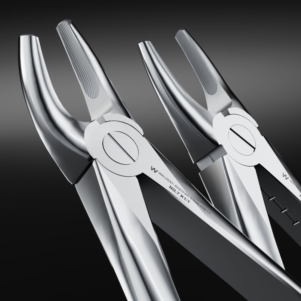 Waldent Extraction Forceps Kit Set of 12 (K1/1)     
