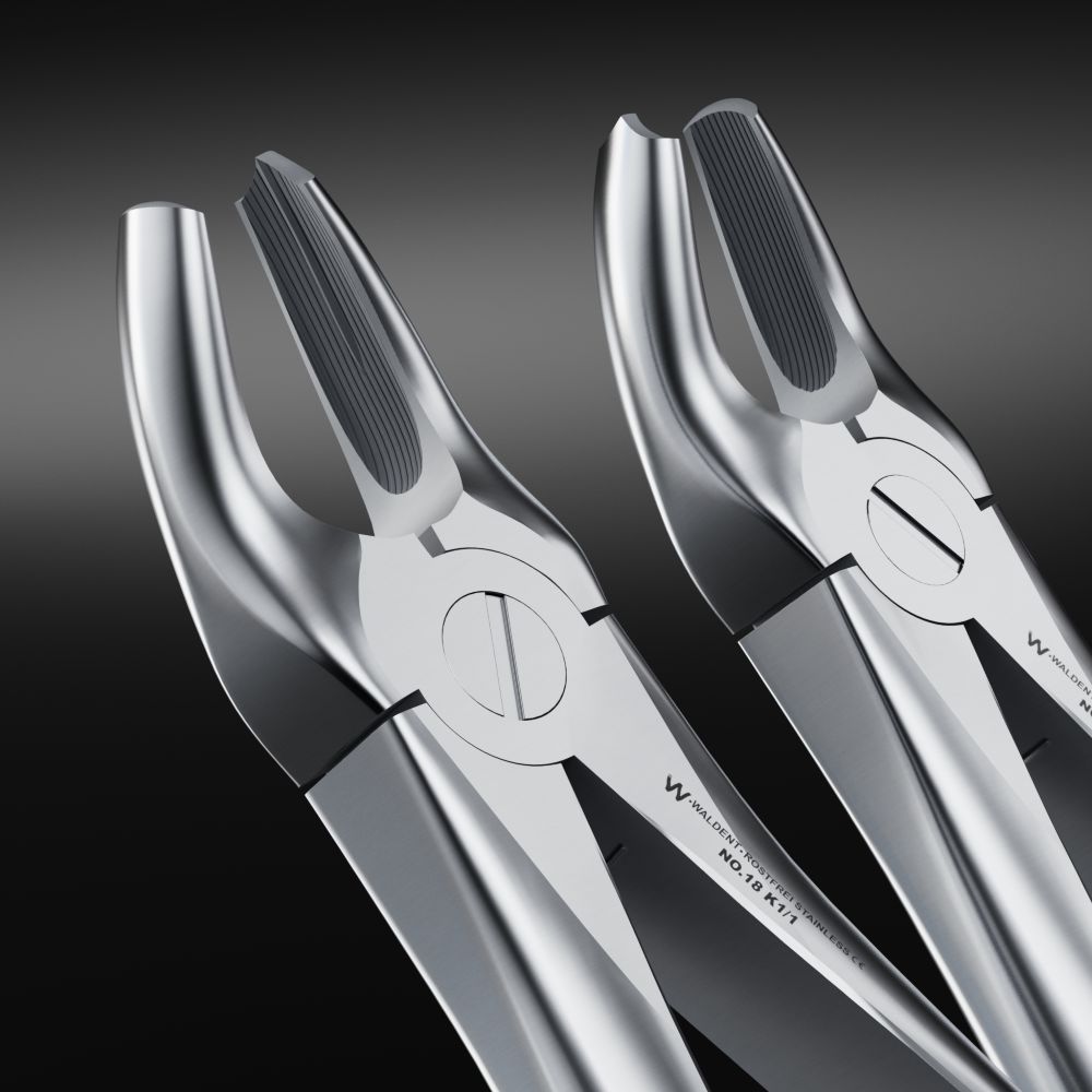 Waldent Extraction Forceps Kit Set of 12 (K1/1)     