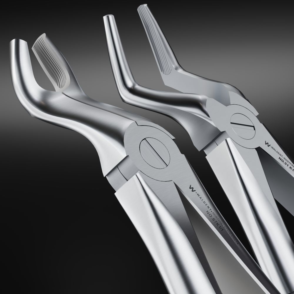 Waldent Extraction Forceps Kit Set of 12 (K1/1)     