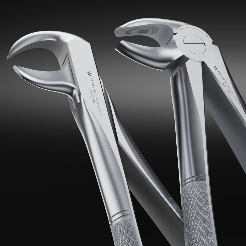 Waldent Extraction Forceps Kit Set of 12 (K1/1)     