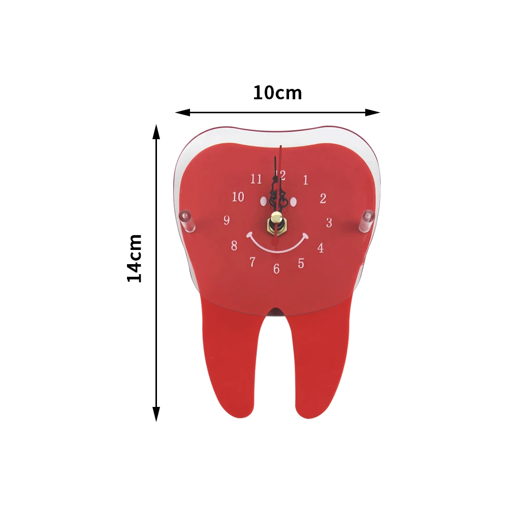 Tooth Shape Table Clock