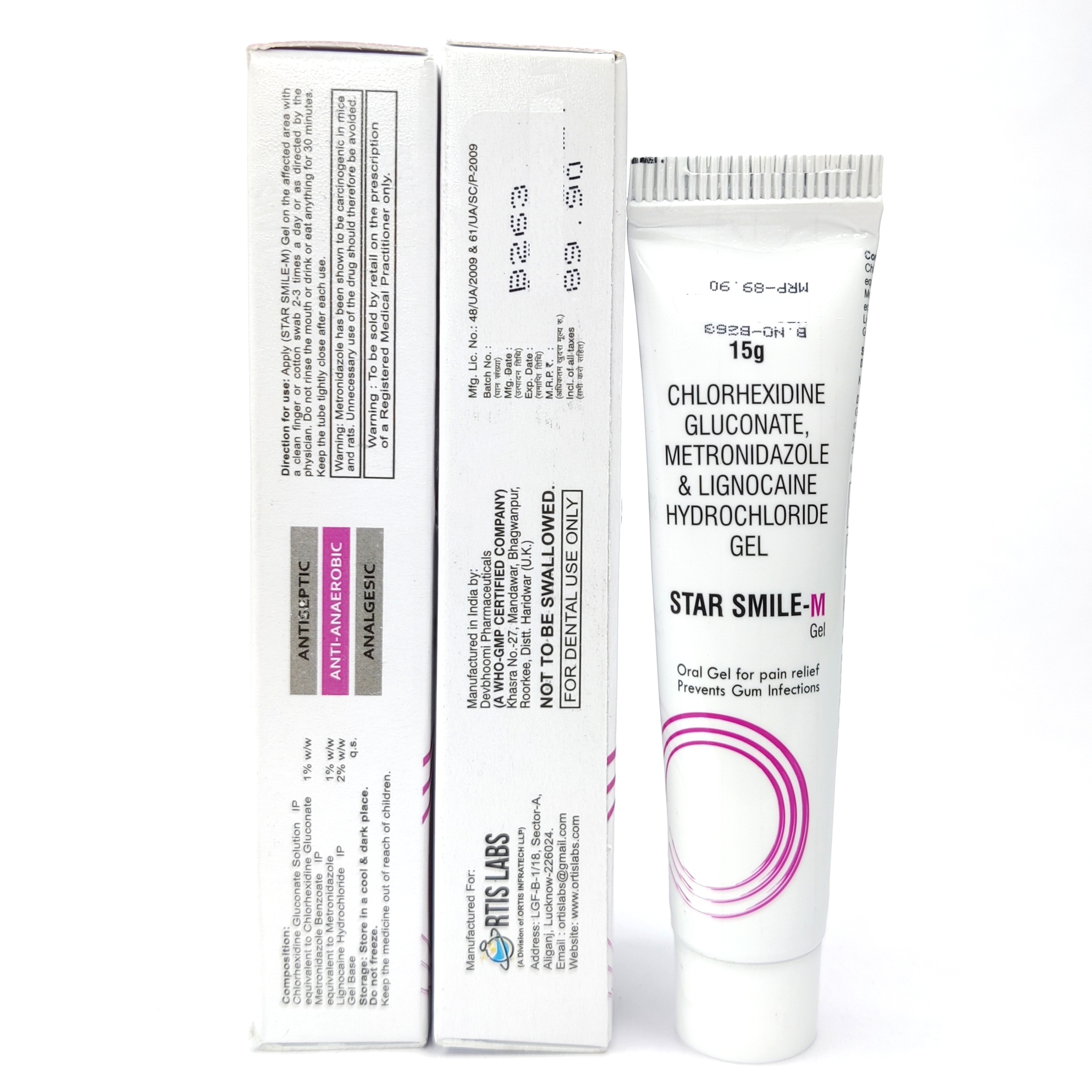 Ortis Star Smile-M Mouth Ulcer Gel