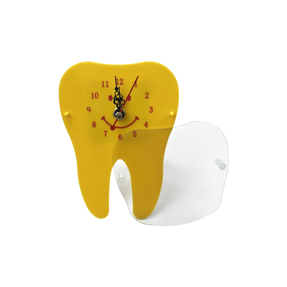 Tooth Shape Table Clock
