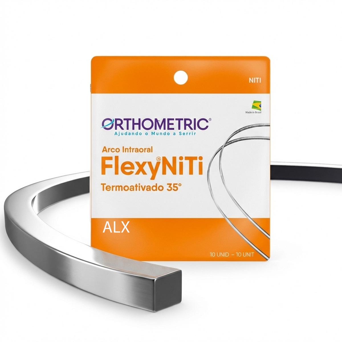OrthoMetric Flexy NiTi Thermal 35ºC ALX Archwires - Square (10/Pk)