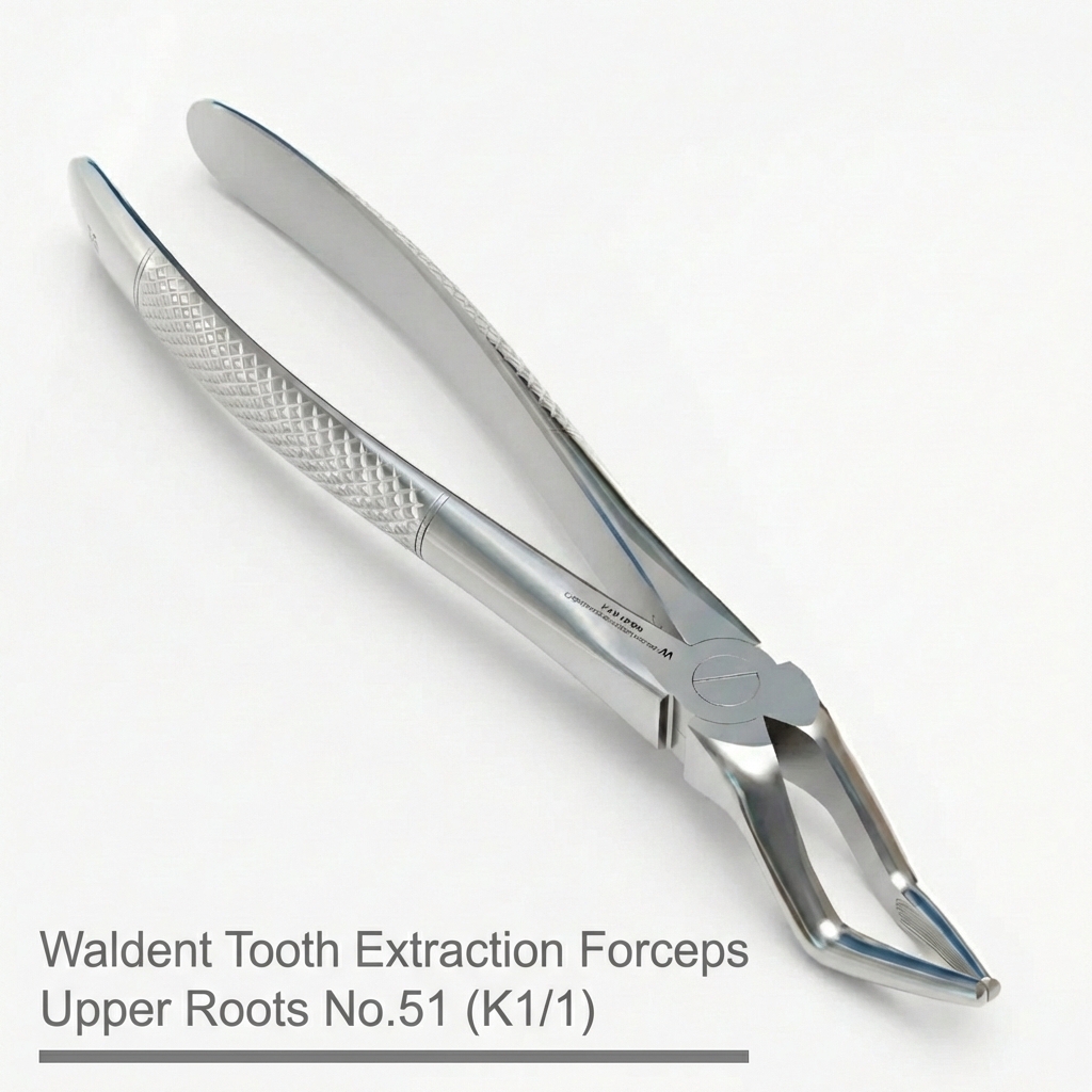 Waldent Tooth Extraction Forceps Upper Roots No.51 (K1/1)