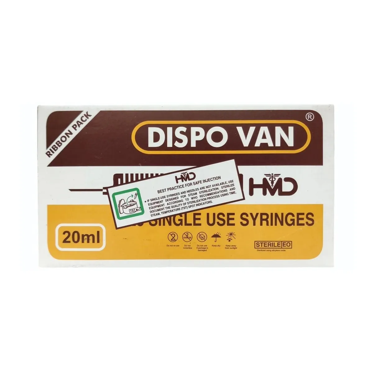 HMD Dispo Van Syringe 20ml | 21 Gauge