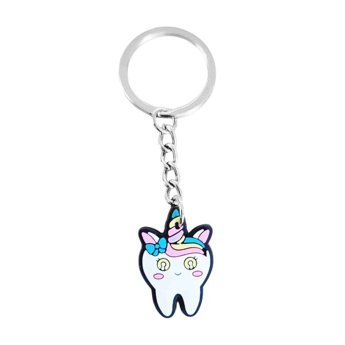 iDENTical Unicorn Tooth Shape Keychain ZYR-3006-1