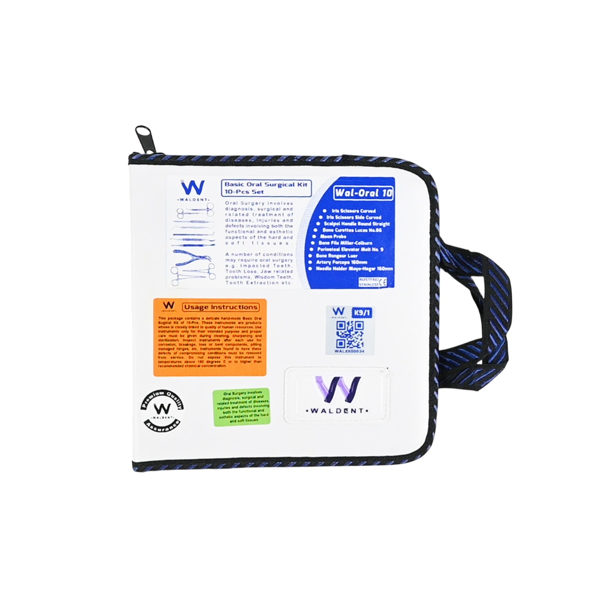 Waldent Oral Surgical Instruments Kit of 10 (K9/1)