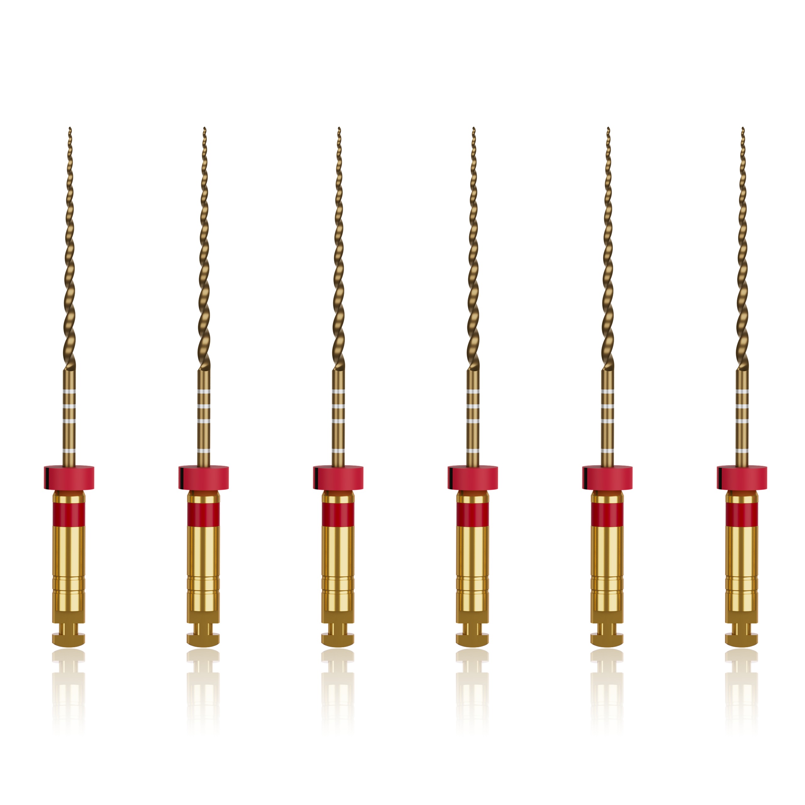 Waldent Wal-flex Gold Rotary Files 25mm