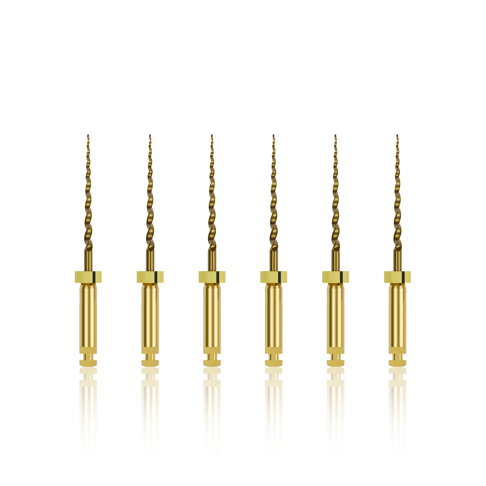 Waldent Premium Taper Gold Rotary Files - 21mm