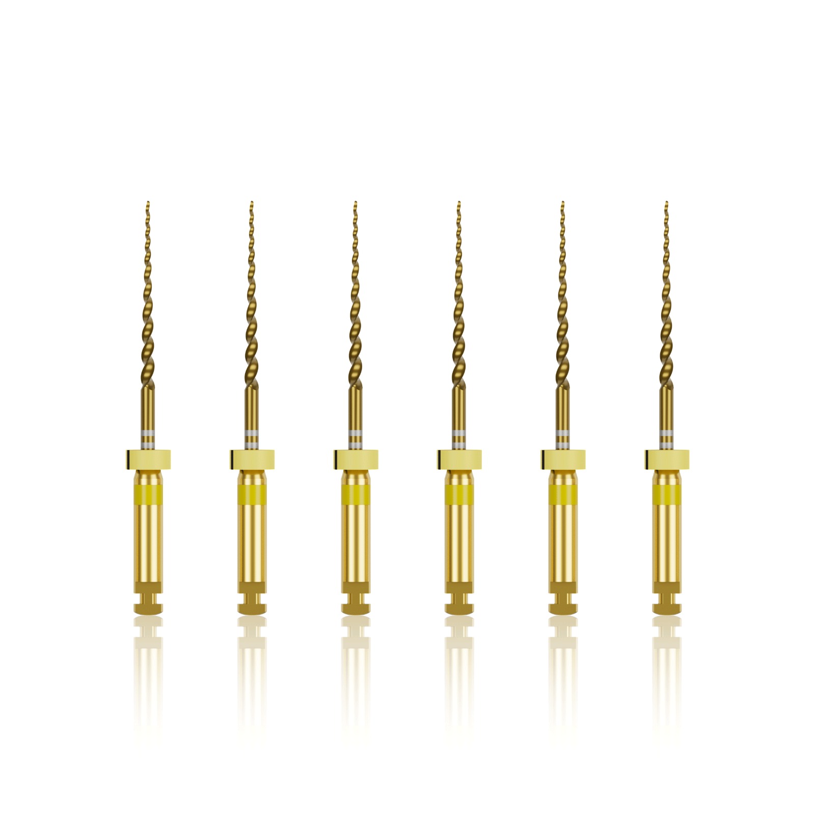 Waldent Premium Taper Gold Rotary Files - 21mm