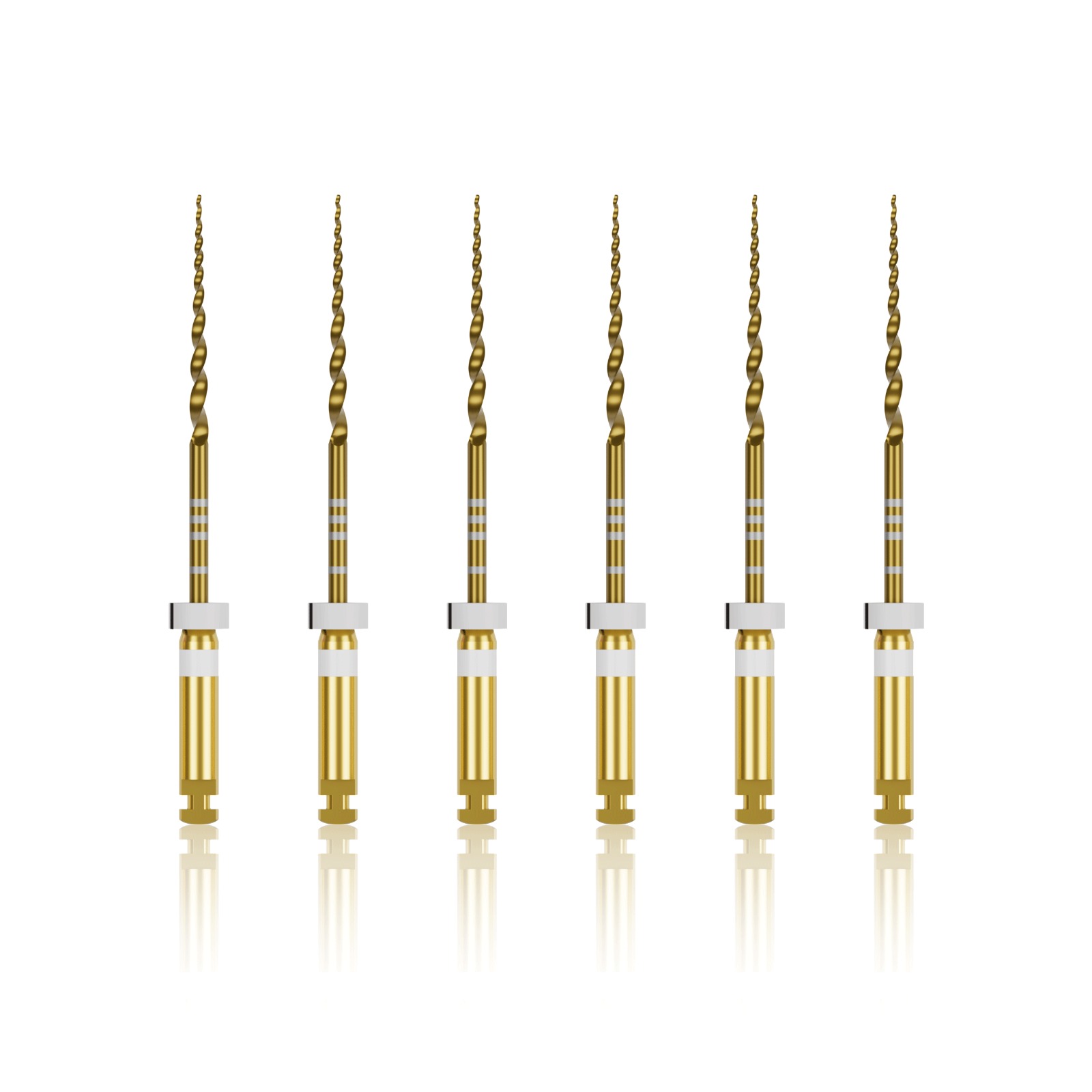 Waldent Premium Taper Gold Rotary Files - 25mm