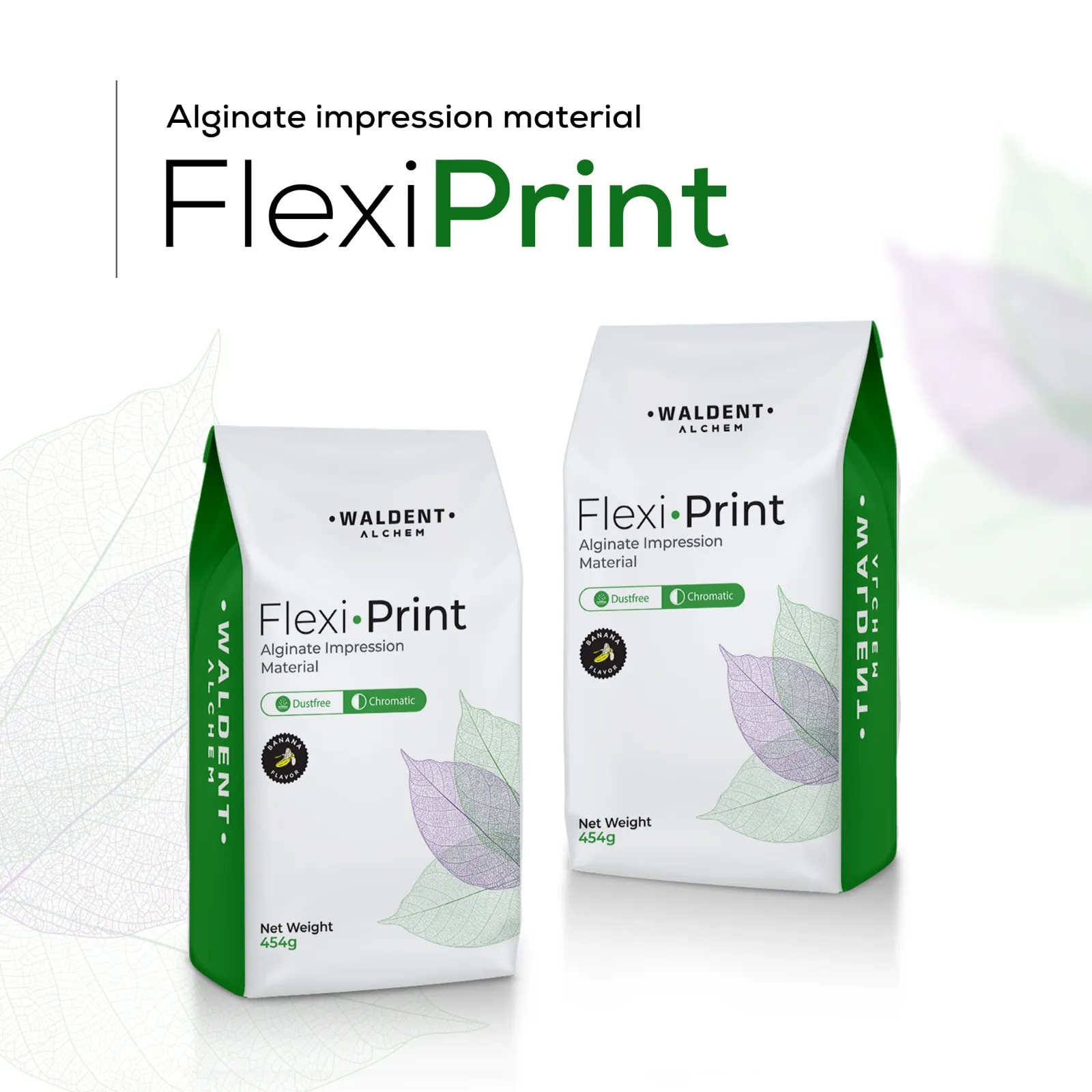 Waldent FlexiPrint Chromatic Dust Free Alginate Impression Material
