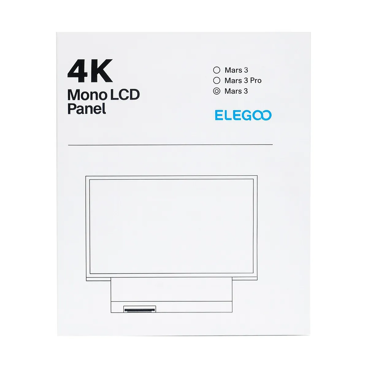Elegoo Mars 5 3D Printer LCD Screen
