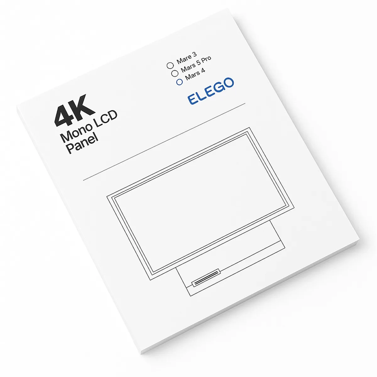 Elegoo Mars 5 3D Printer LCD Screen