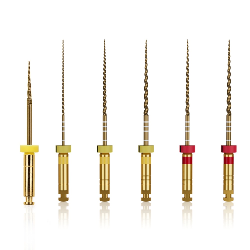 Waldent Wal-flex Gold Rotary Files 25mm