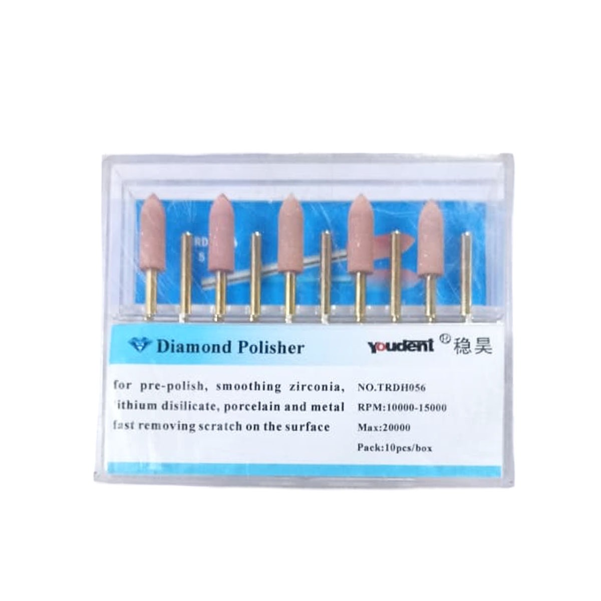 Youdent Diamond Polishers Kit For Pre - Polishing Pink HP (TRDH056)