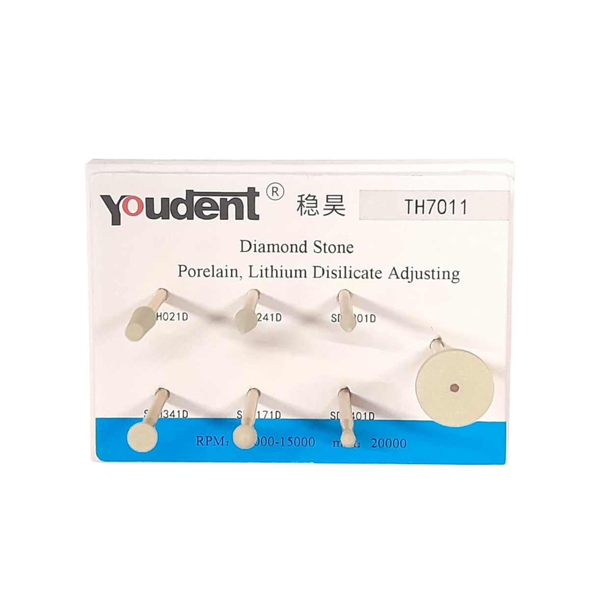 Youdent Diamond Stones For Crowns Yellow HP (TH7011)