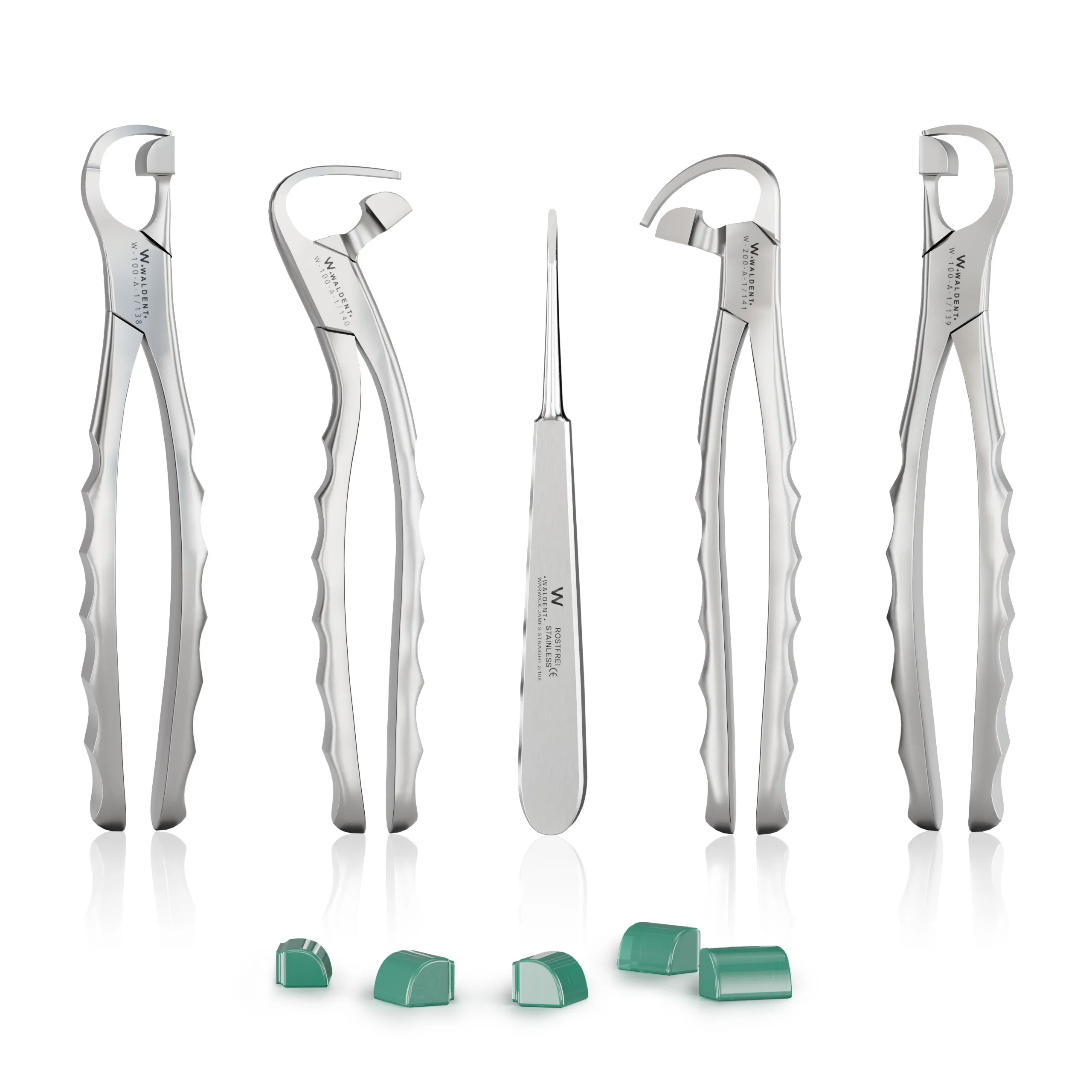 Waldent Physics Forceps Set of 5 (K1/3)