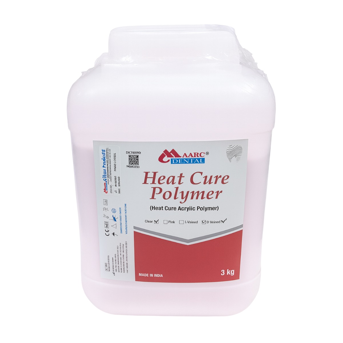 Maarc Heat Cure Powder 3kg - Dark Veined