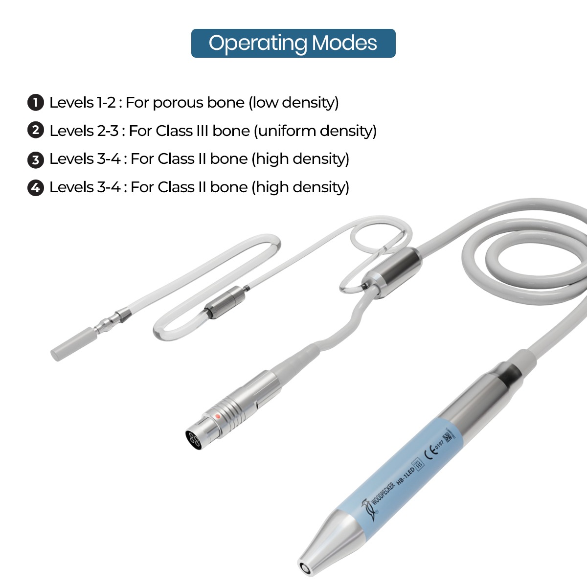Woodpecker HB-1L Piezo Bone Surgery Handpiece