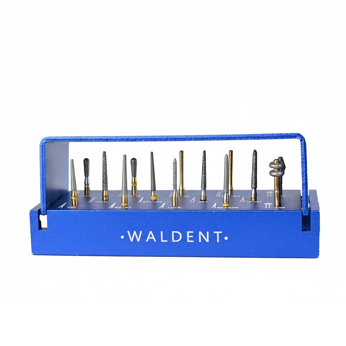Waldent Crown & Bridge Tooth Preparation Diamond Bur Kit (Set of 14)