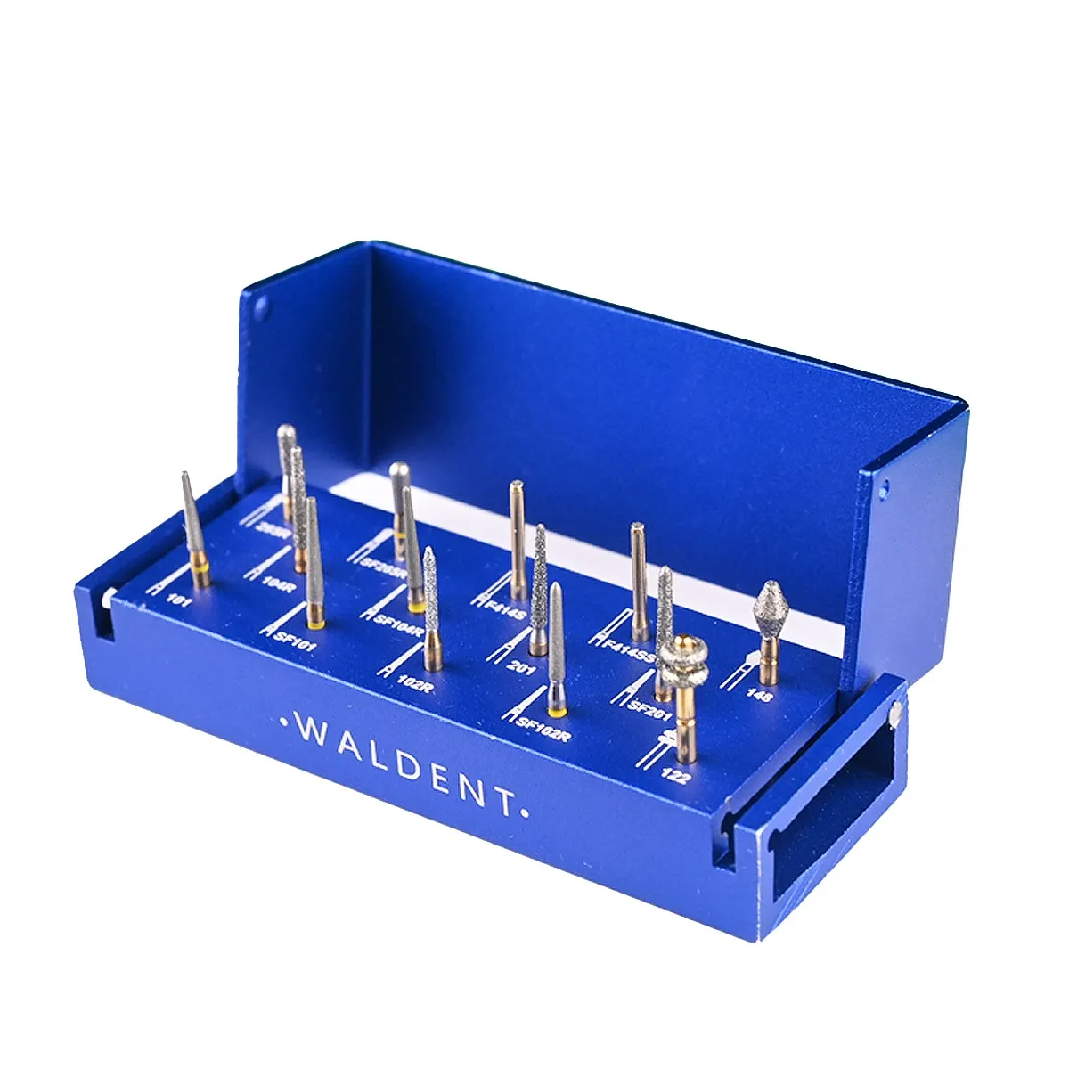Waldent Crown & Bridge Tooth Preparation Diamond Bur Kit (Set of 14)