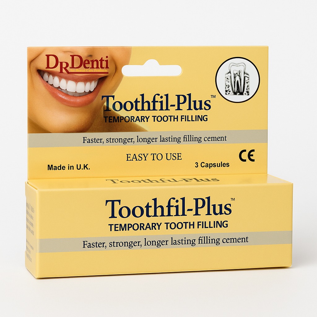 Dr Denti Toothfil-Plus Temporary Filling Material (3 Capsules)