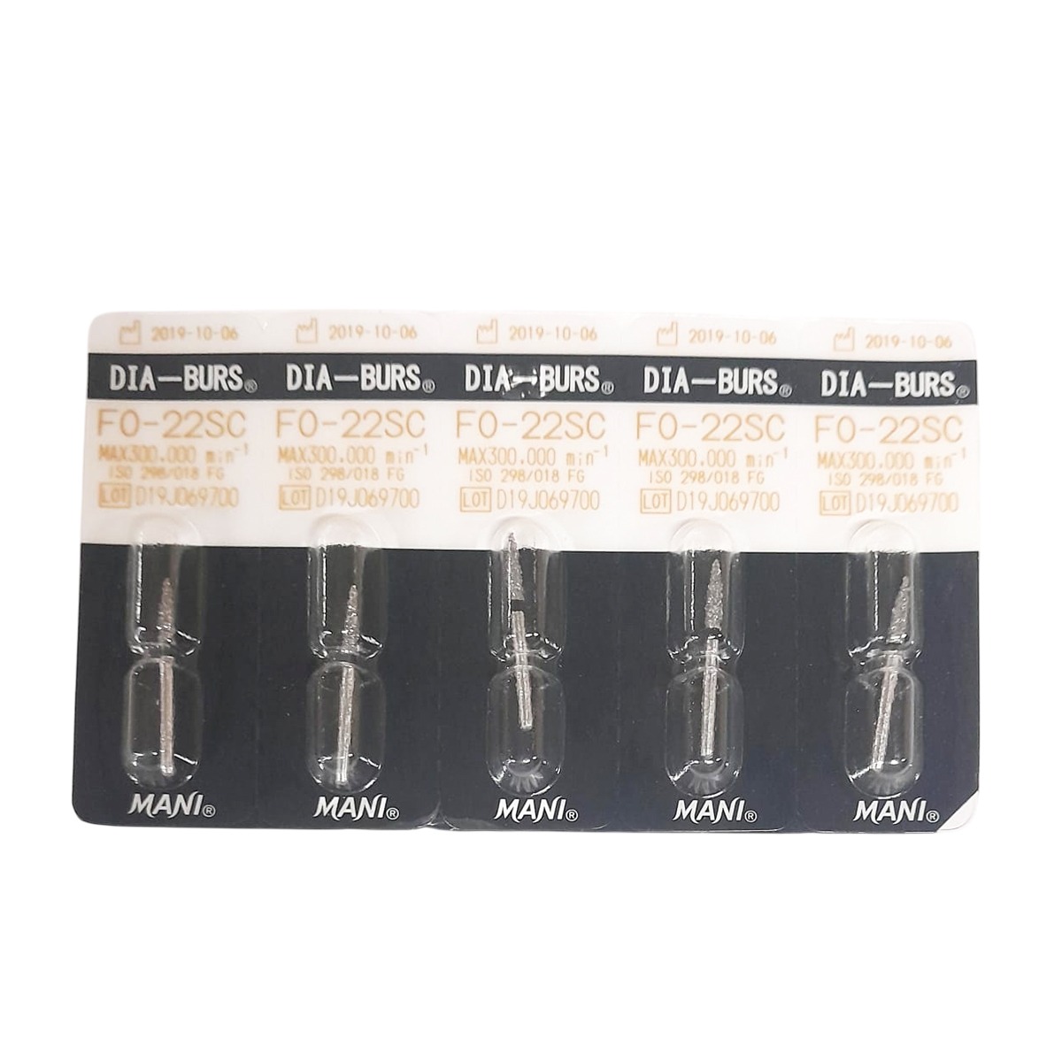 Mani Diamond Airotor Burs - FO - 22SC