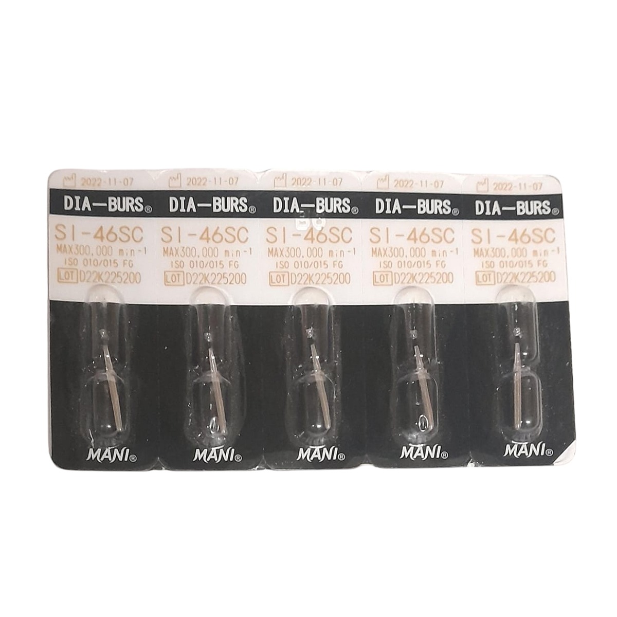 Mani Diamond Airotor Burs - SI - 46SC