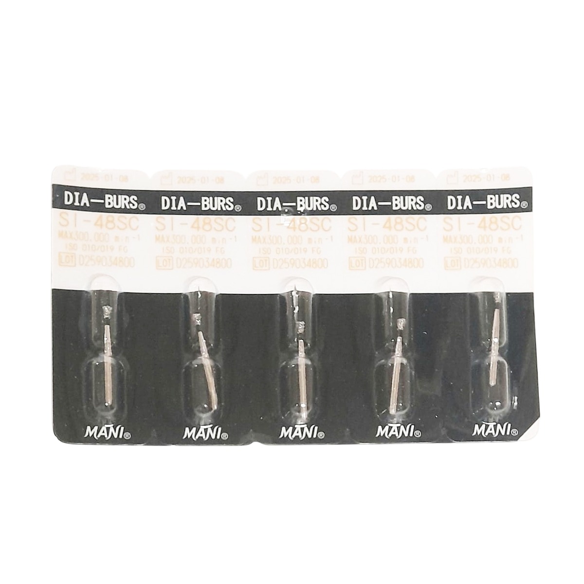 Mani Diamond Airotor Burs - SI - 48SC