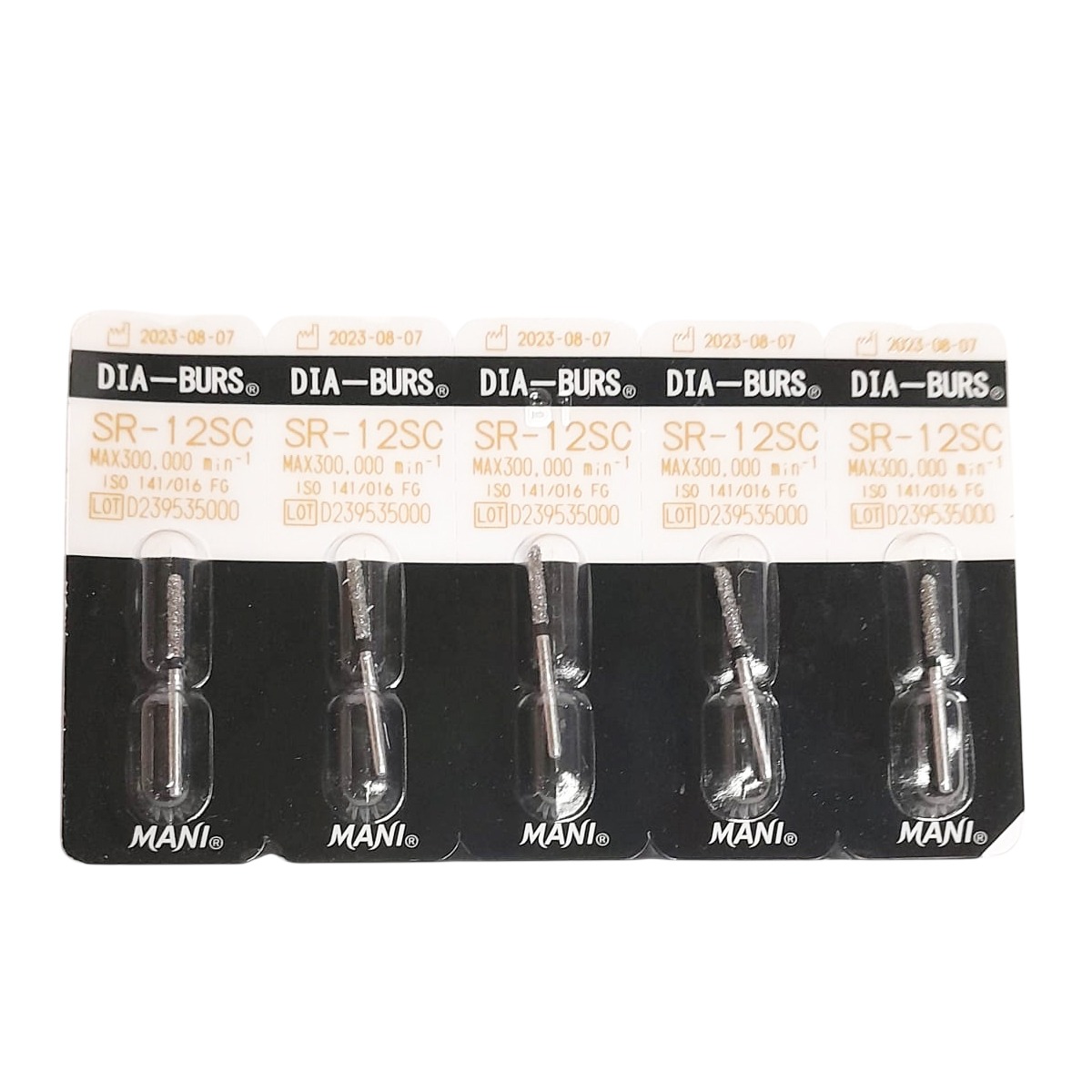 Mani Diamond Airotor Burs - SR - 12SC