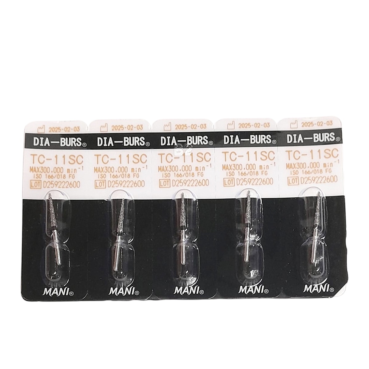 Mani Diamond Airotor Burs - TC - 11SC