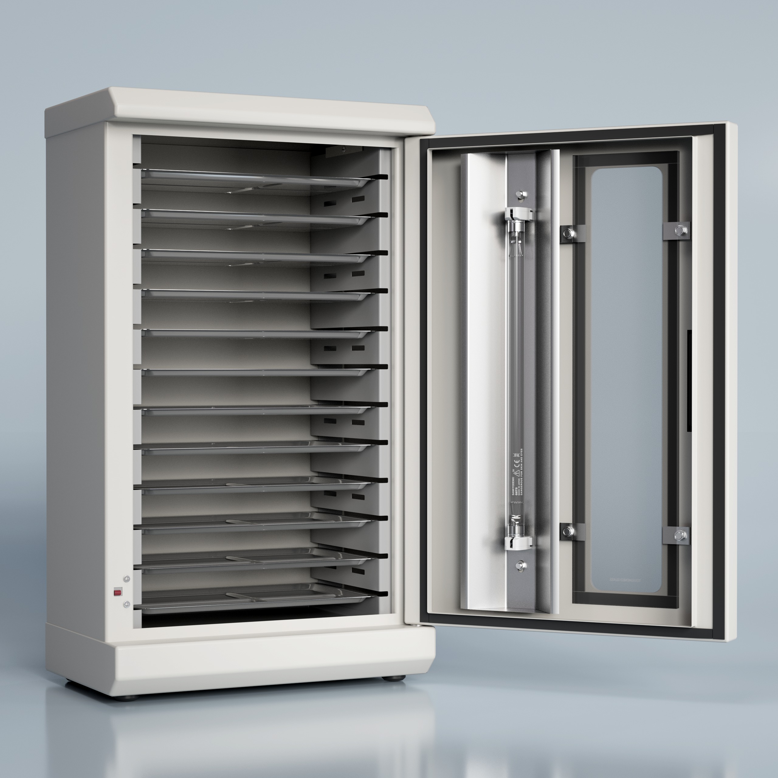 Waldent Wal-Cab UV Chamber 12 Trays - Pearl White