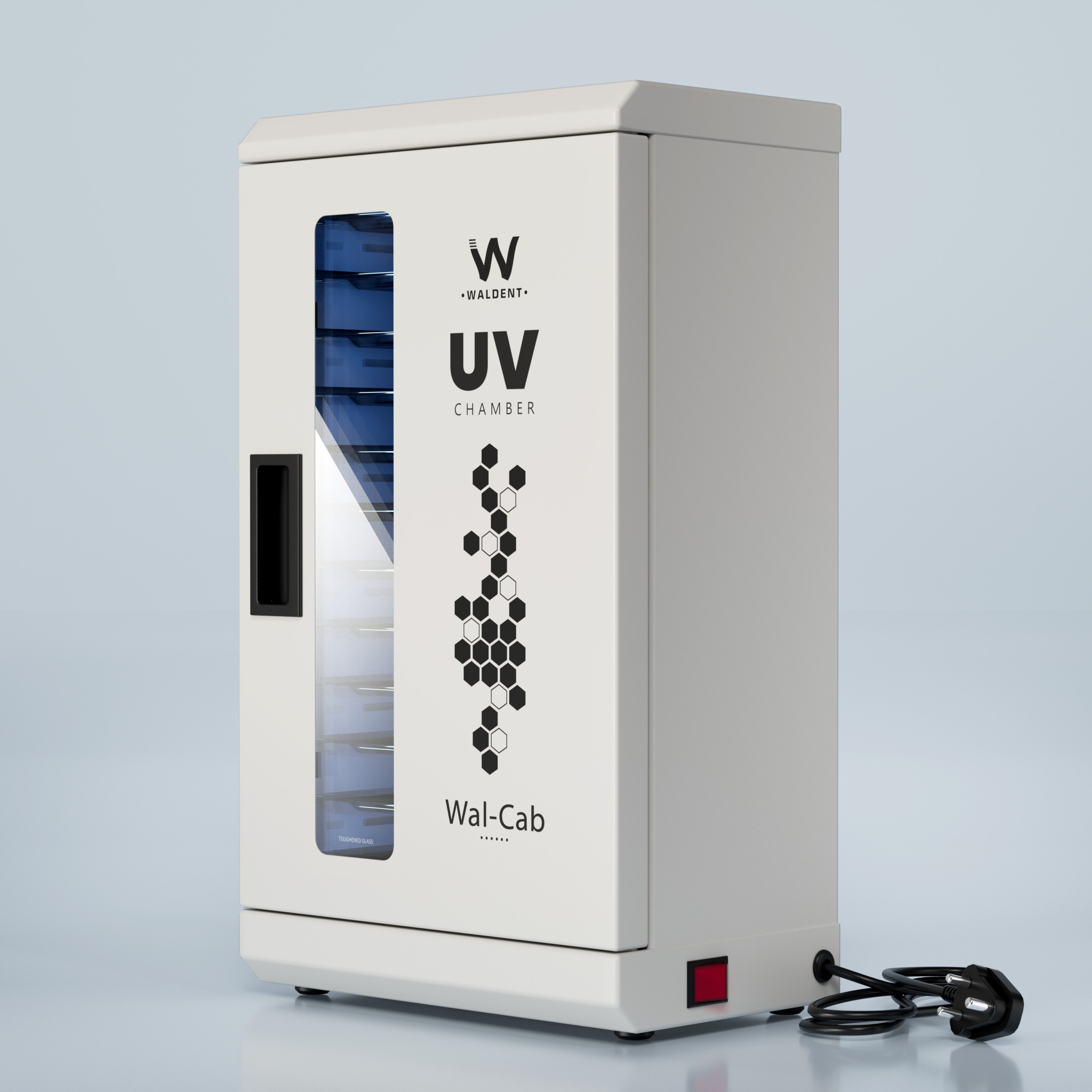 Waldent Wal-Cab UV Chamber 12 Trays - Pearl White