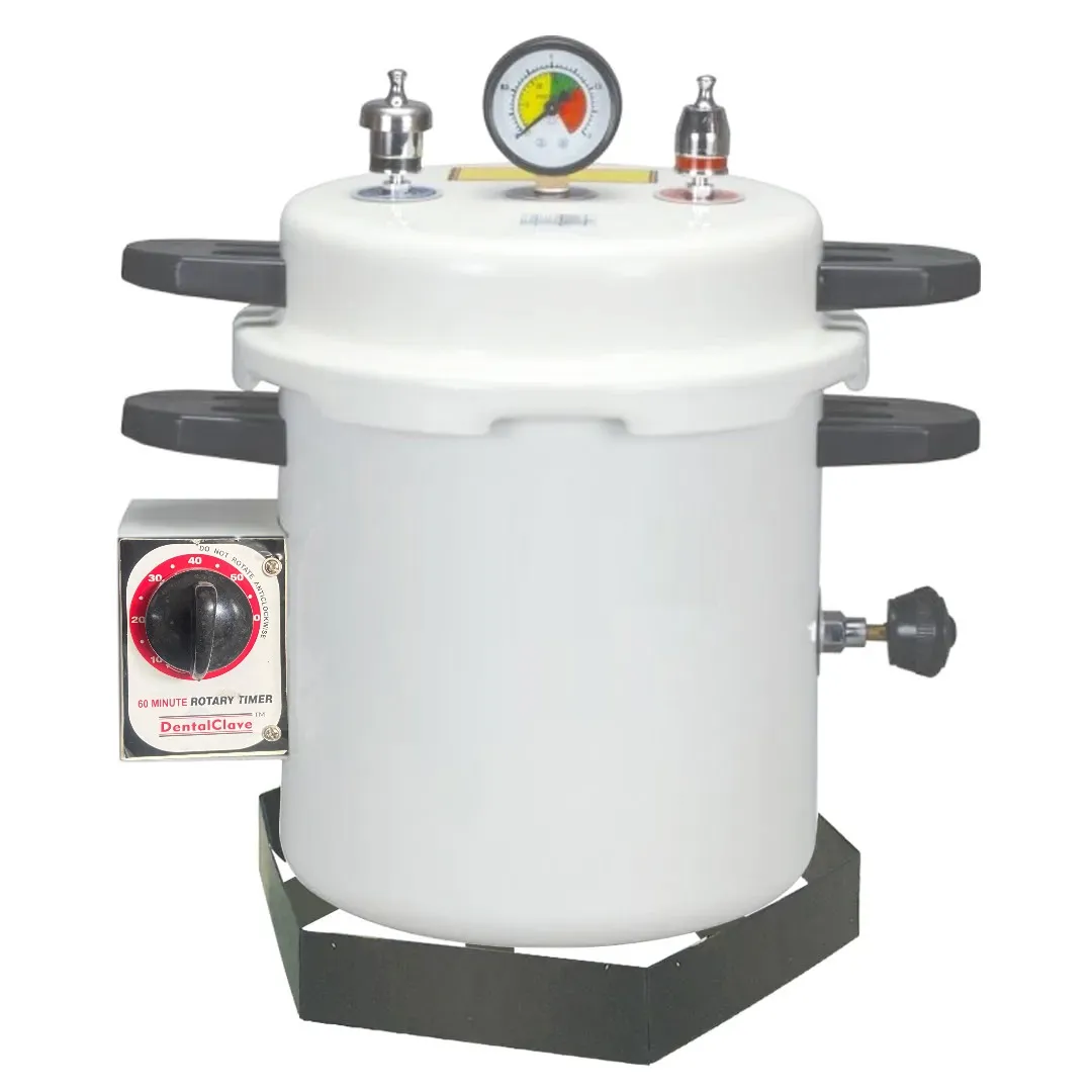 Life Dentalclave With Rotary Timer - 12 Litres (Cream) With Drum (8 x 8 inches) [ST911EPT]