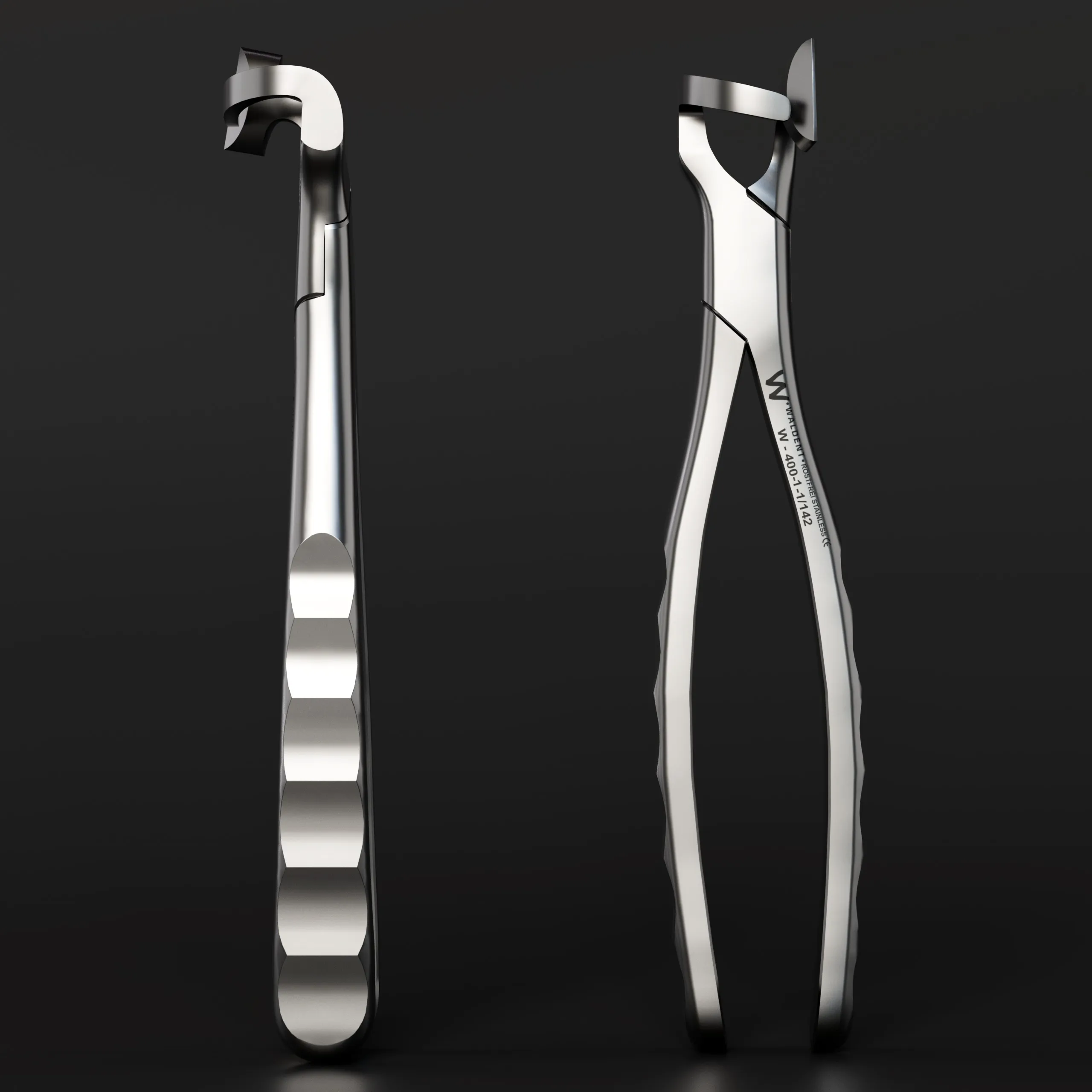 Waldent Physics Forceps Set of 2 K1/4