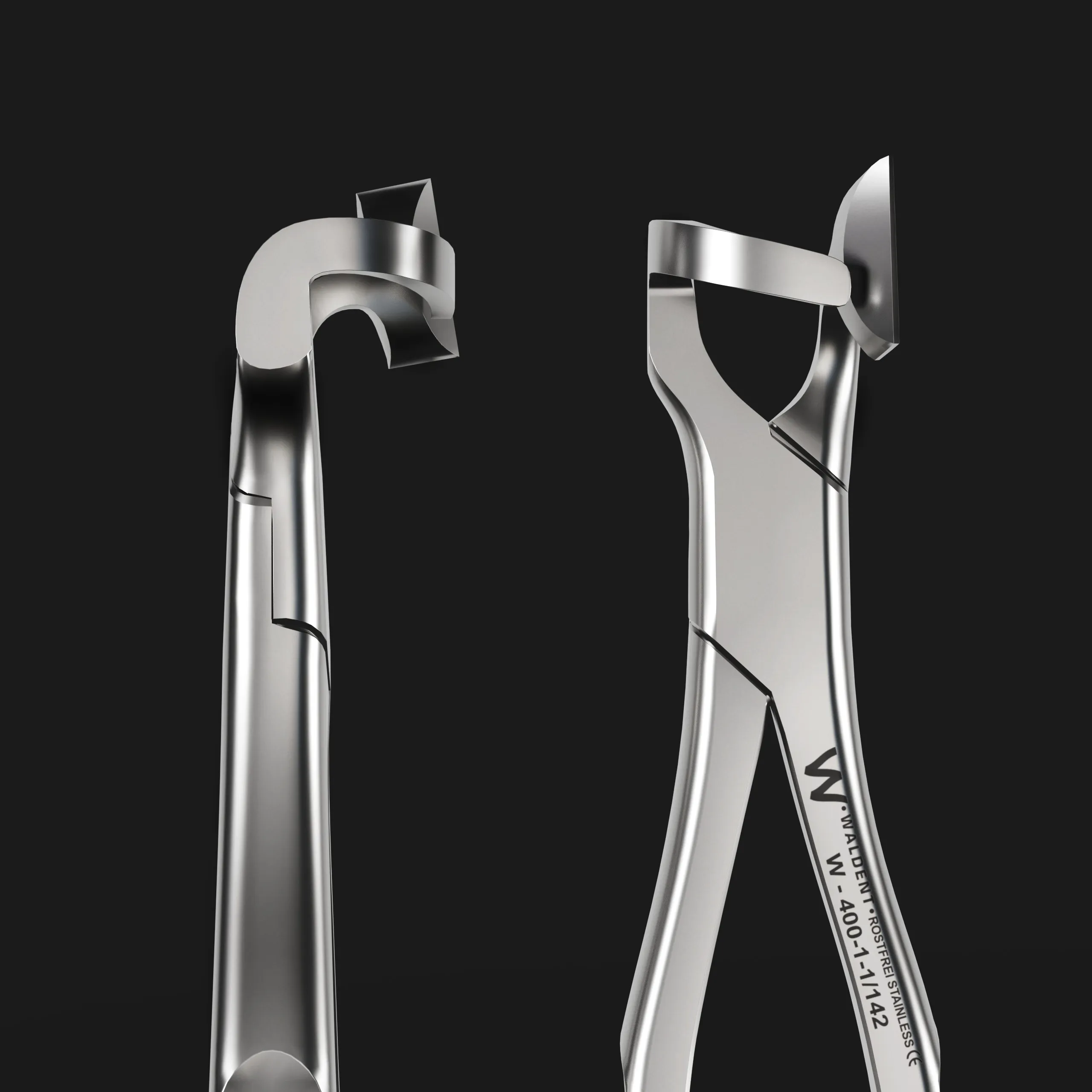 Waldent Physics Forceps Set of 2 K1/4