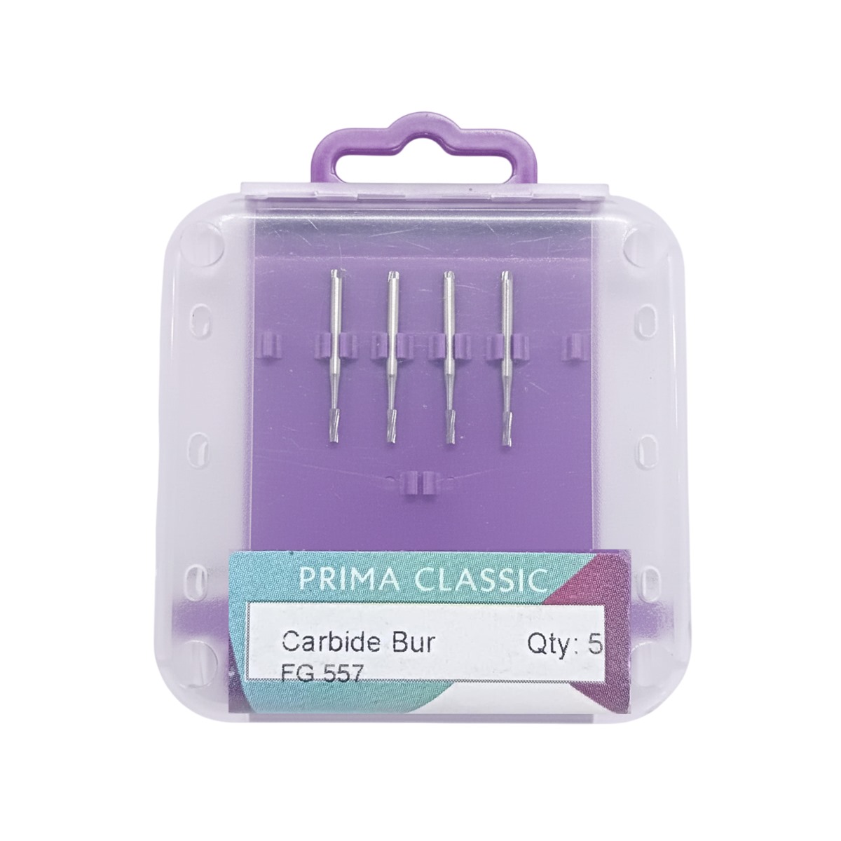 Prima Dental Flat Fissure Airotor Bur (Cross Cut) FG 557 (Pack of 5)