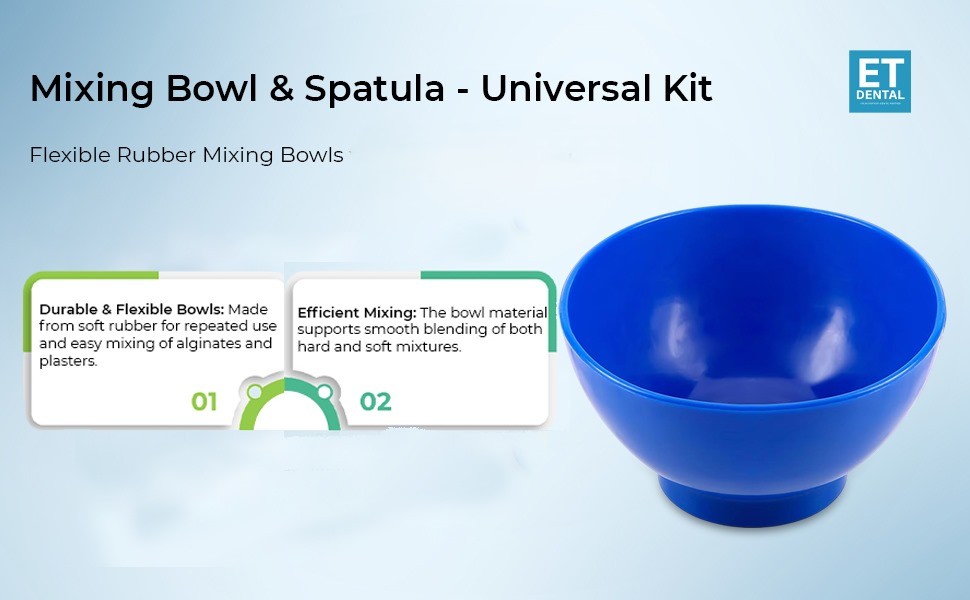 ET Dental Rubber Mixing Bowls