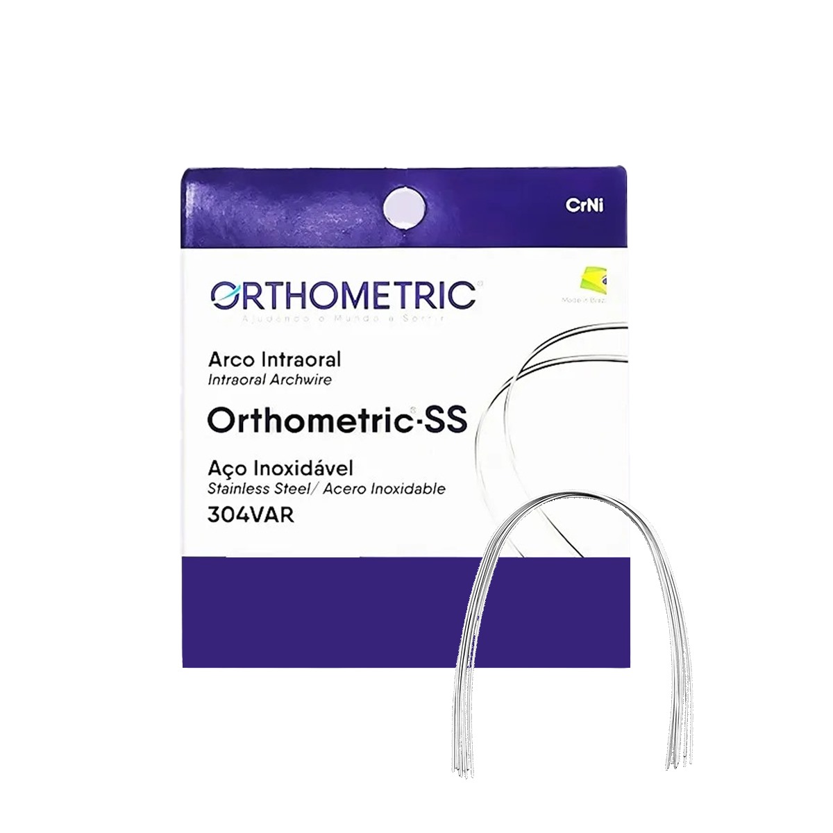 OrthoMetric SS Archwire Rectangular 016x022 Upper - (51.50.2216)