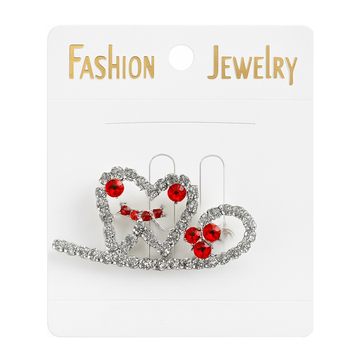 iDENTical Sparkling Tooth & Cloud Brooch With Stones ZYR-4048